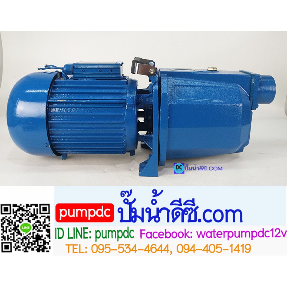 ปั๊มน้ำเจ็ทหอยโข่งโซล่าเซลล์  380W 24V ยี่ห้อMTEC รุ่น JET380-38-5-17-24